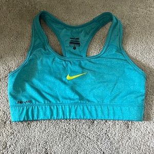 Nike dri fit sports bra never worn.